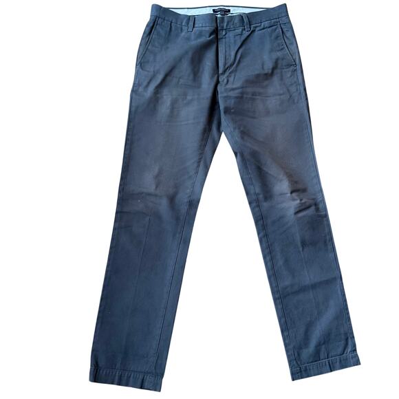 Banana Republic Emerson Chino Olive Green Pants Size 32 x 34 Casual Preppy - Picture 1 of 9